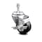 Service Caster 3 Inch Phenolic Wheel Swivel 10mm Threaded Stem Caster with Brake SCC SCC-TS20S314-PHS-TLB-M1015 - alternate 1